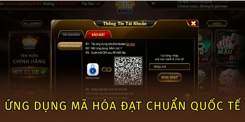 Ứng dụng mã hóa đạt chuẩn quốc tế