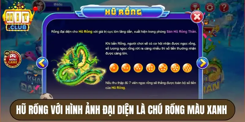 Hũ rồng với hình ảnh đại diện là chú rồng màu xanh
