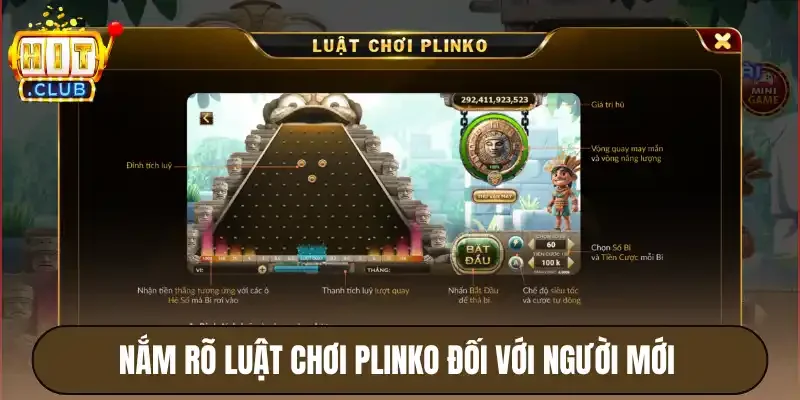 Nắm rõ luật chơi plinko đối với người mới